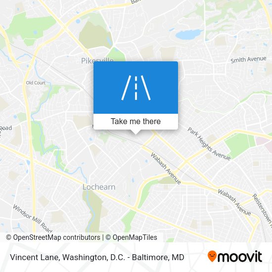 Mapa de Vincent Lane