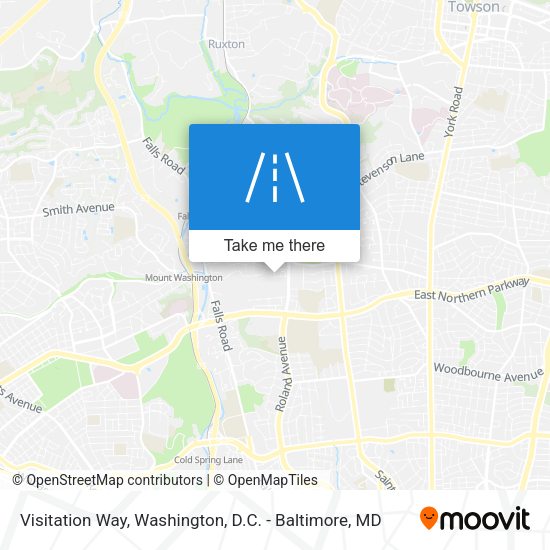 Visitation Way map