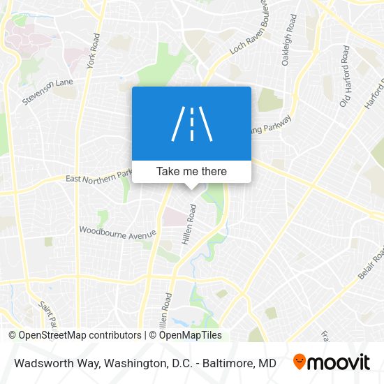 Wadsworth Way map