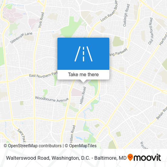 Walterswood Road map
