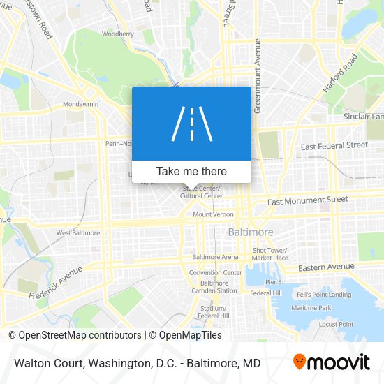 Walton Court map