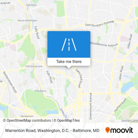 Warrenton Road map