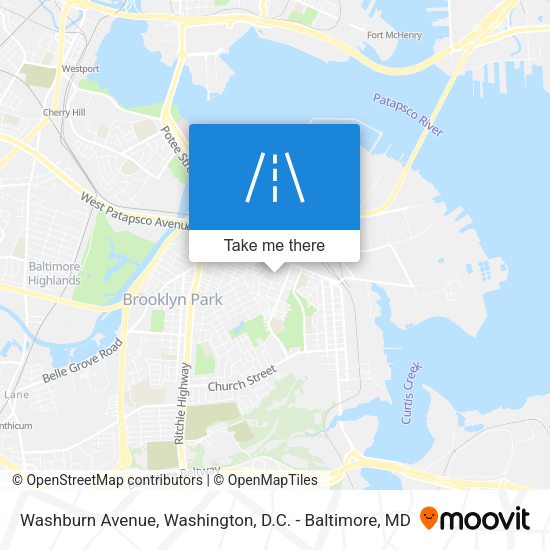 Washburn Avenue map