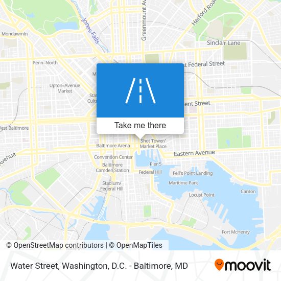 Water Street map