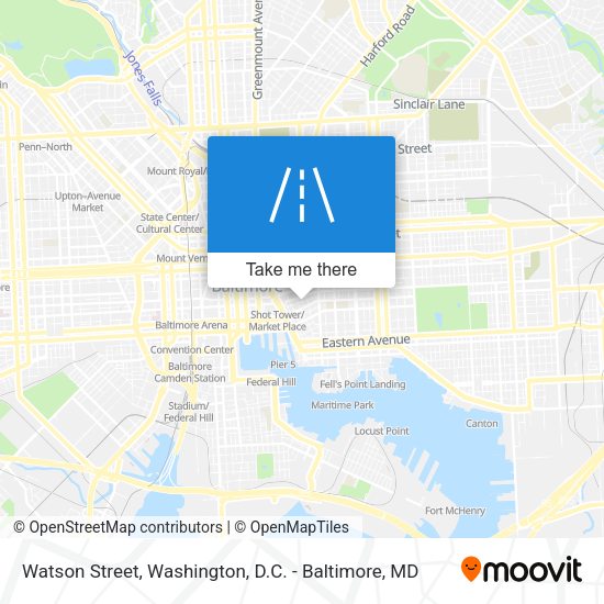 Watson Street map