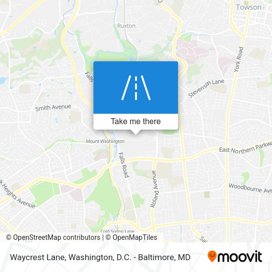 Mapa de Waycrest Lane
