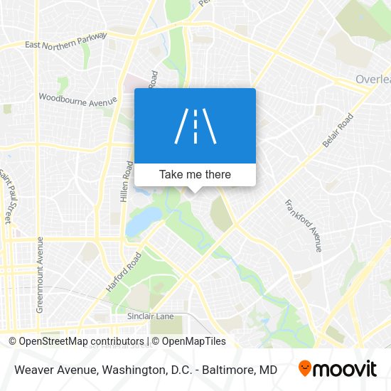 Weaver Avenue map