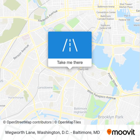 Wegworth Lane map