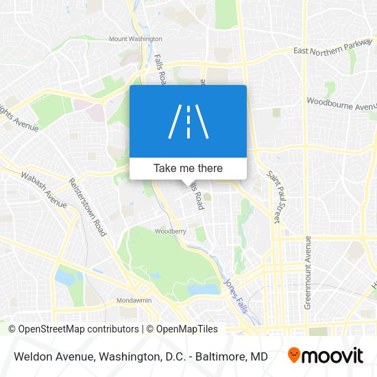 Mapa de Weldon Avenue