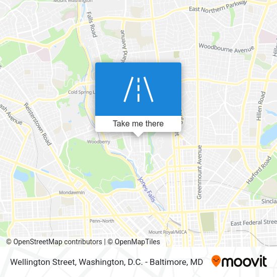 Wellington Street map