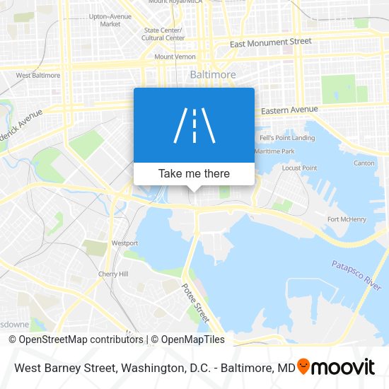 West Barney Street map