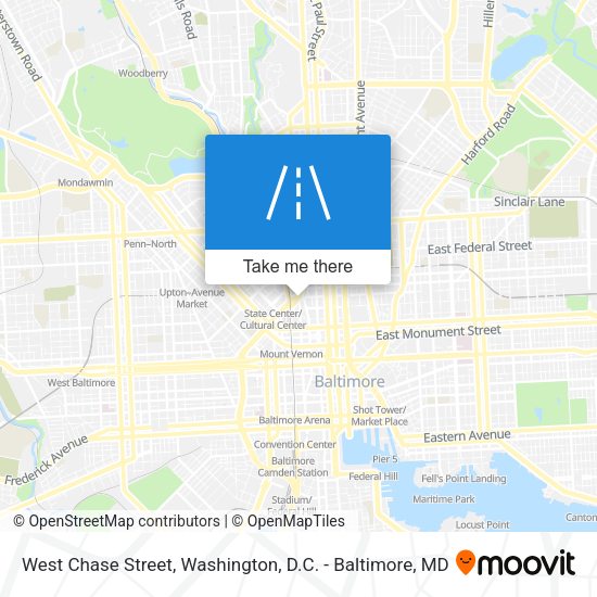 Mapa de West Chase Street