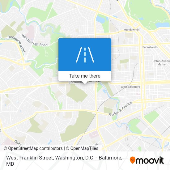 Mapa de West Franklin Street