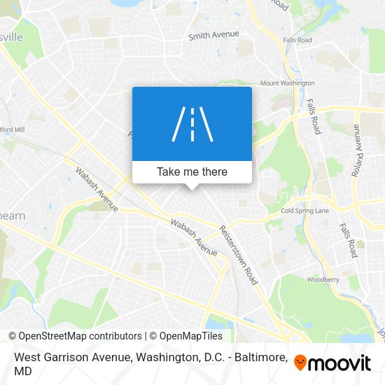 Mapa de West Garrison Avenue