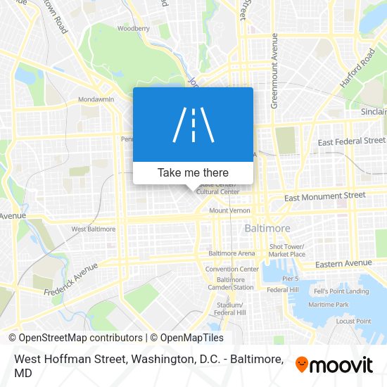 West Hoffman Street map