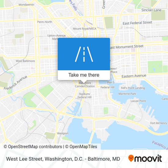 Mapa de West Lee Street