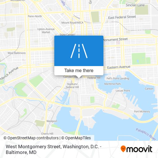 West Montgomery Street map