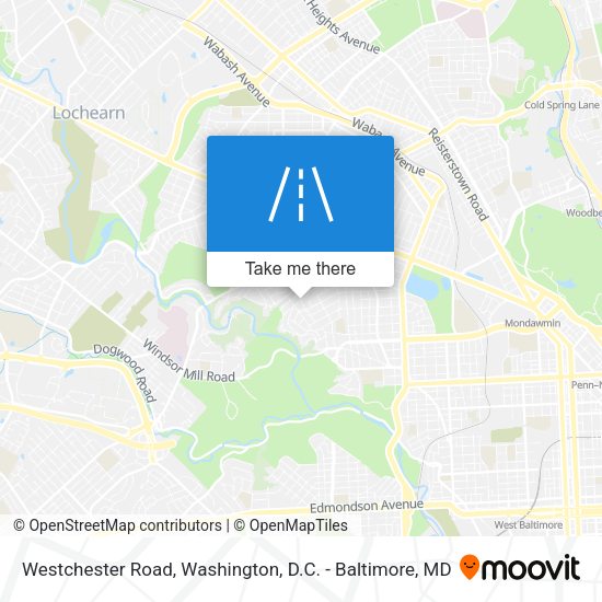 Mapa de Westchester Road
