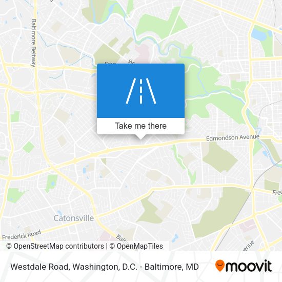 Westdale Road map