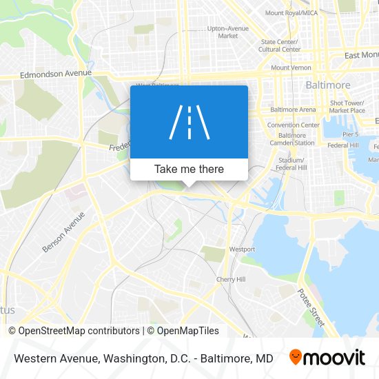 Western Avenue map