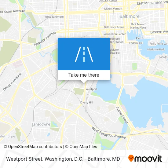 Westport Street map