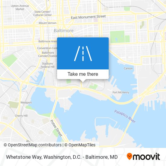 Whetstone Way map