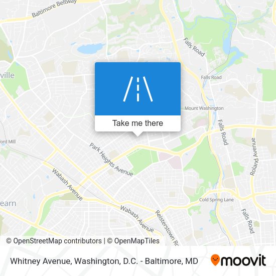 Whitney Avenue map