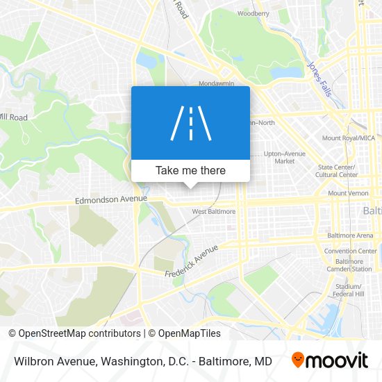 Mapa de Wilbron Avenue
