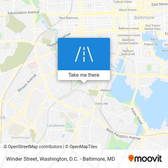 Winder Street map