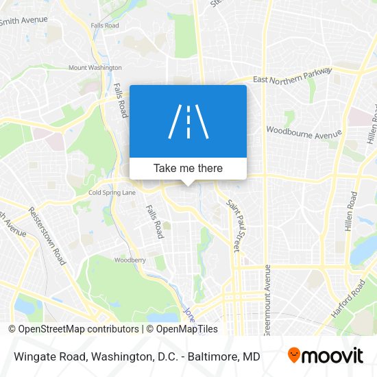Wingate Road map