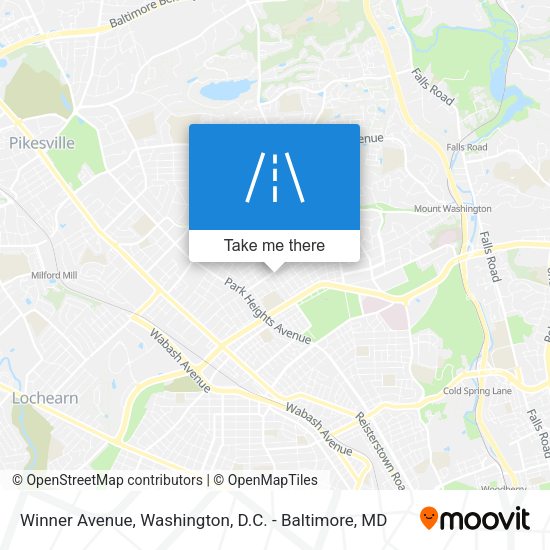 Winner Avenue map