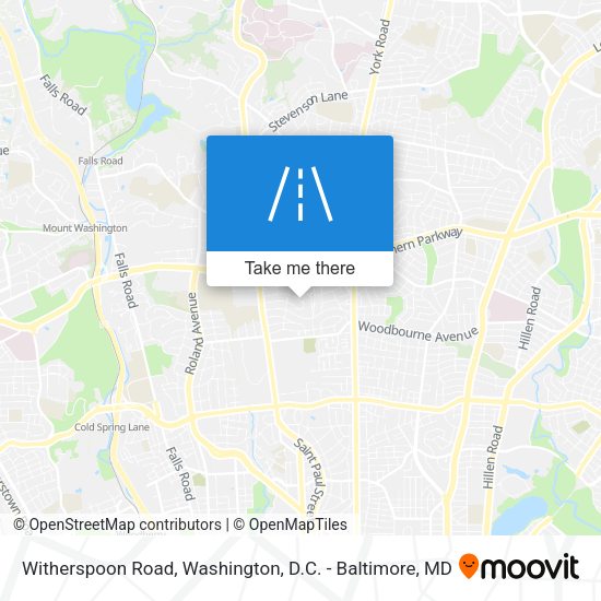 Witherspoon Road map