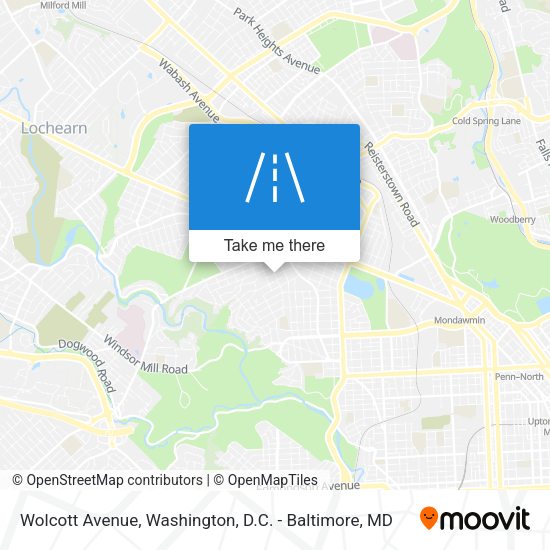 Mapa de Wolcott Avenue