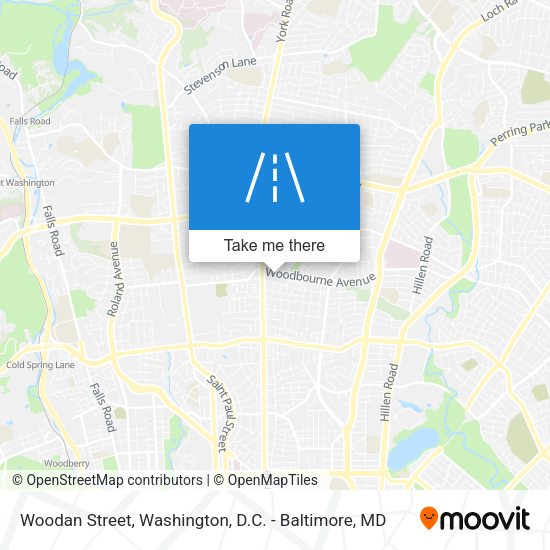 Woodan Street map