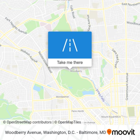 Mapa de Woodberry Avenue