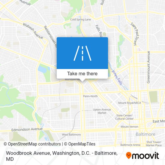 Woodbrook Avenue map