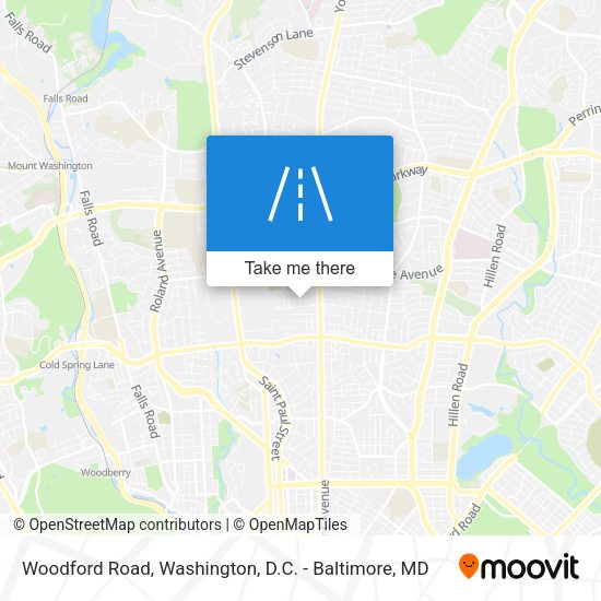 Woodford Road map