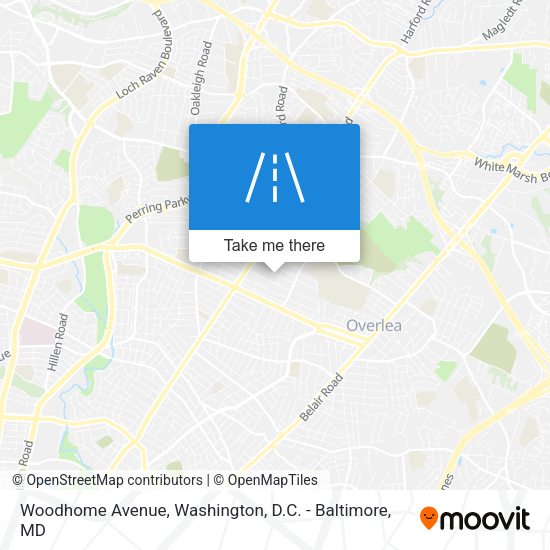 Woodhome Avenue map