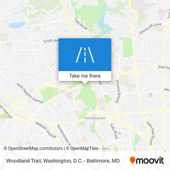 Woodland Trail map
