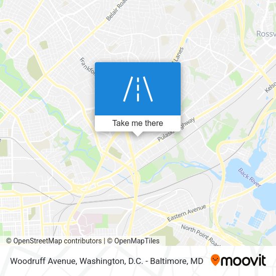 Woodruff Avenue map