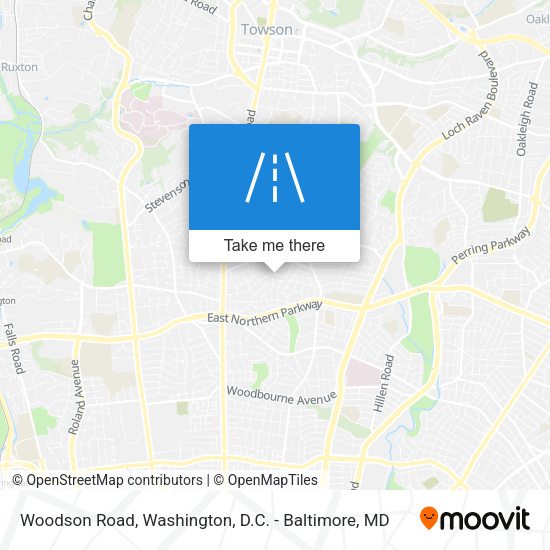 Woodson Road map