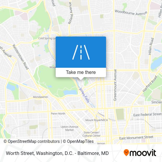 Worth Street map