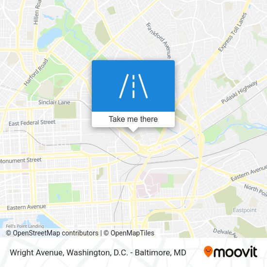 Wright Avenue map