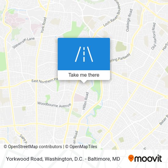 Mapa de Yorkwood Road