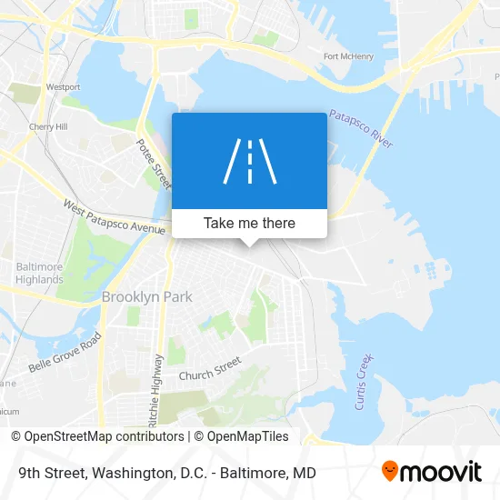 9th Street map