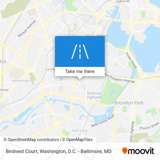 Birdnest Court map