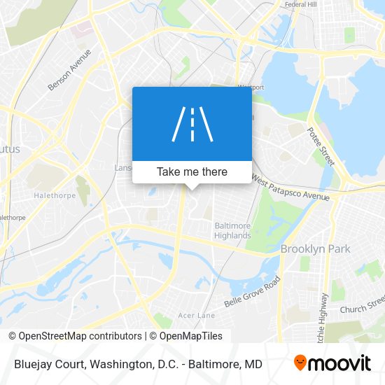 Bluejay Court map