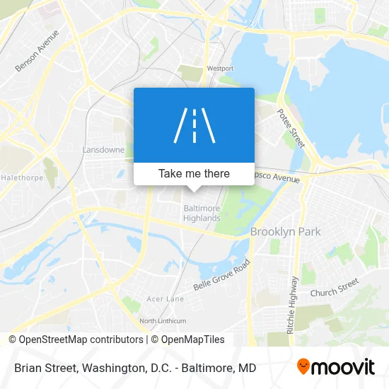 Brian Street map