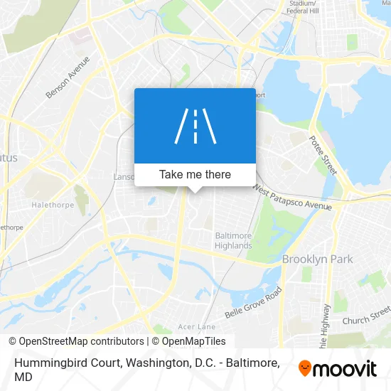 Hummingbird Court map