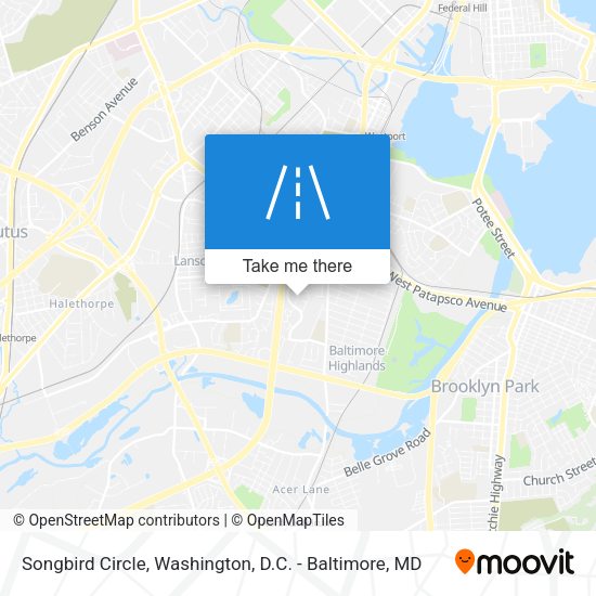 Mapa de Songbird Circle